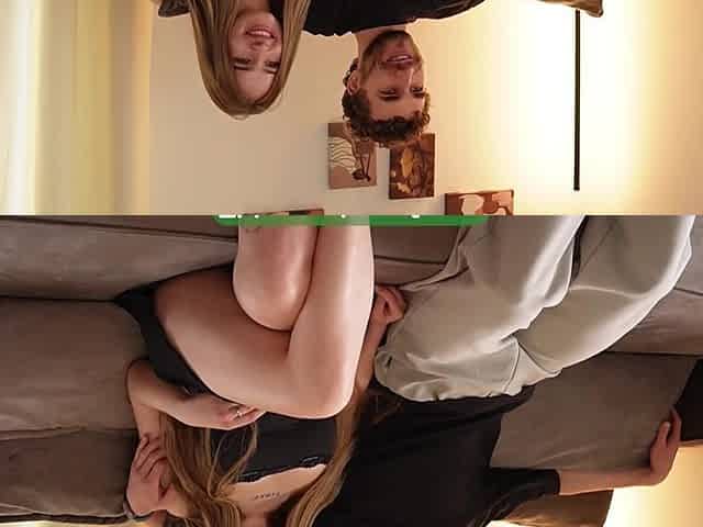 Romantic netflix and chill ended up with cum in her pussy