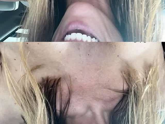Amateur close up oral