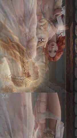 ai Golden-haired Elf with Glowing Runes Stroll - Naked Carnal Tree Relaxation Dream Animation