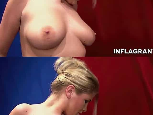 Fetish wench gets muff fisted