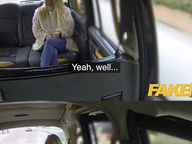 Fake Taxi Hot Tattooed Blonde Cums in a Taxi After Hard Fucking