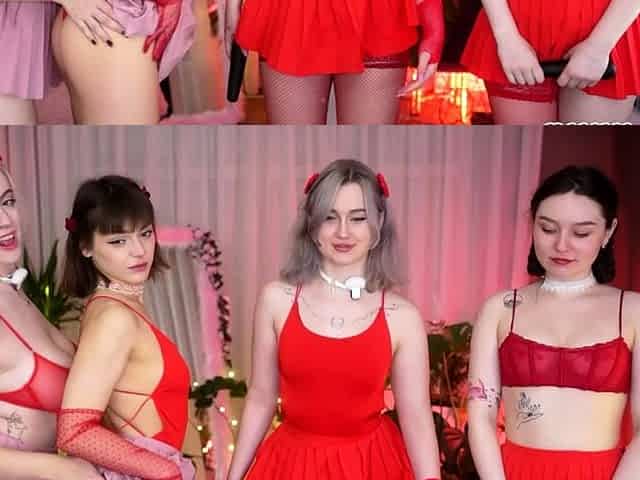 Two webcam teen amateur lesbians dancing and flashing