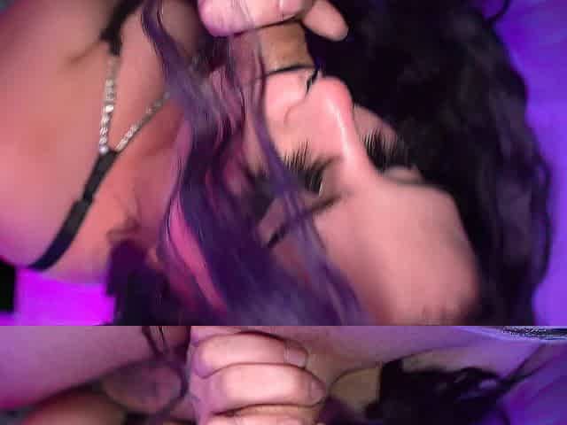 Emo Beauty Sd.Suga Blows and Gets MASSIVE Jizz flow Load