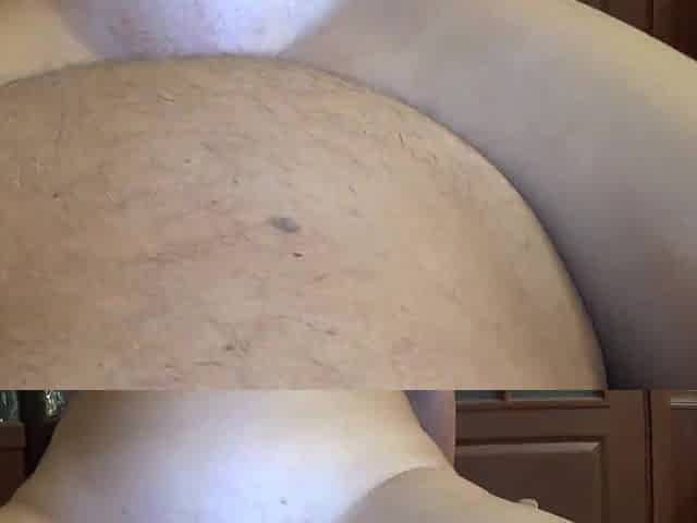 Real climax wih sound in cowgirl pose