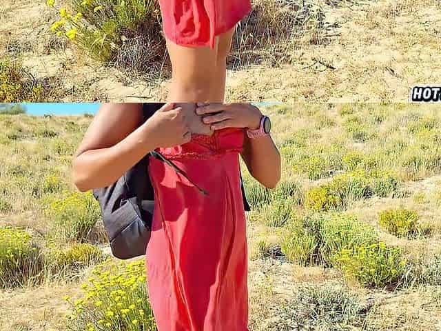 Compilation of a pair undressing and masturbating. Tugjob in public places - beach, shops.