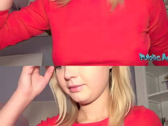 Very Cute 19yr Blonde Teen 18+ Tries Her First Big Cock
