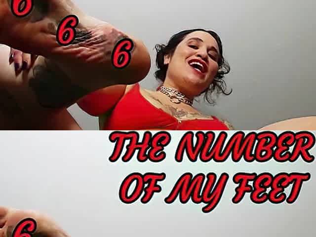 666 THE NUMBER OF MY FEET