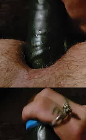 Large ebony dickdo