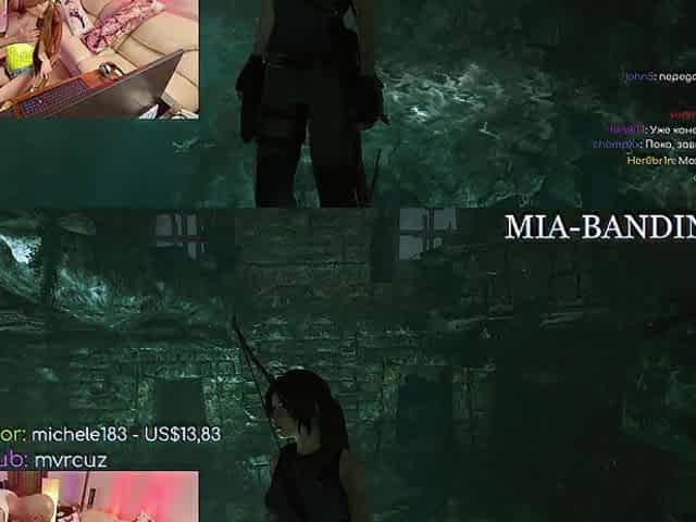 Streamer gal forgotta turn off the camera and got drilled in stream
