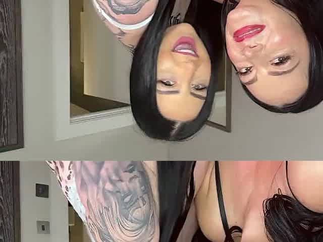 Maddison ebony and Kara Devine share a bbc for the 1st time