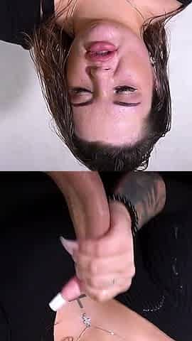 POV Handjob by Sexy Curvy Girl Melina - Jerking off Until Cumshot