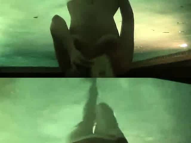 Cute amateur brunette naughty in solo jerking show on camera