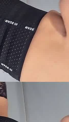 Shaking My Saggy Tits Over the Table