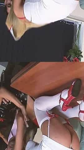 Hot Nurses Scene-2_two Busty MILF Nurses in Sexy Lingerie Enjoy a Facial Together