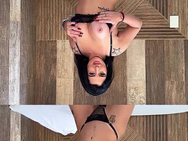 I called my spouse to do a DP test on Monica Lima
