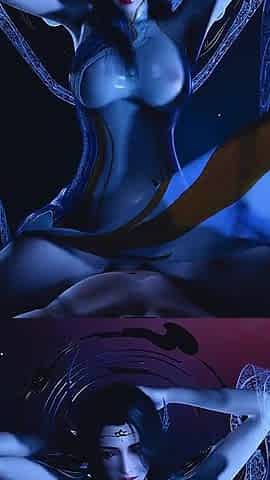 Goddess of the Pixel Realm: Curves Unchained - 3D Animation Hentai