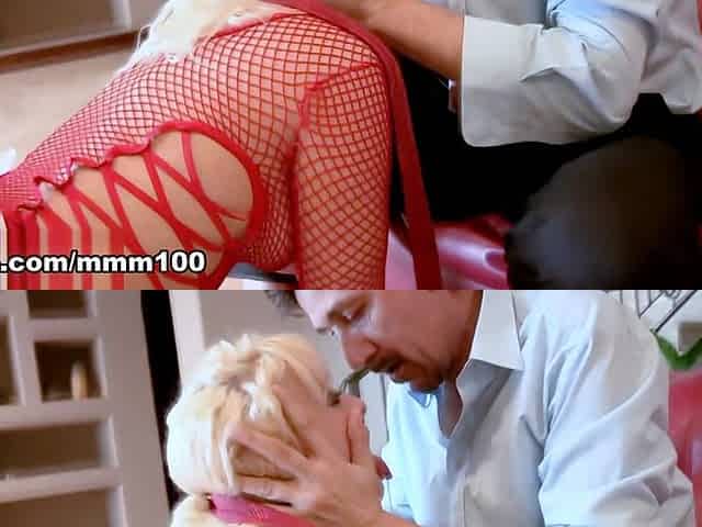 Steve Holmes Dominates Blonde Bombshell Tristyn Kennedy in Hardcore Anal Action - MMM100