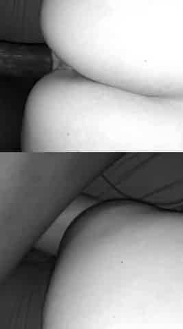 Ebony interracial pounded to cumshot pov