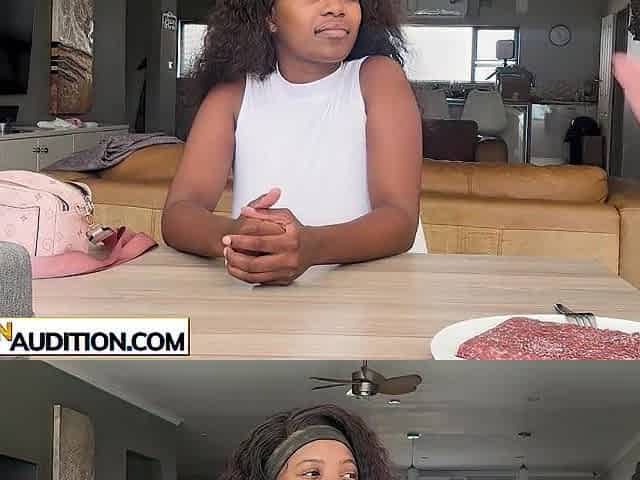 Hot ebony sweetheart Marlin Fritz drank large dong in advance of coarse twat screwing