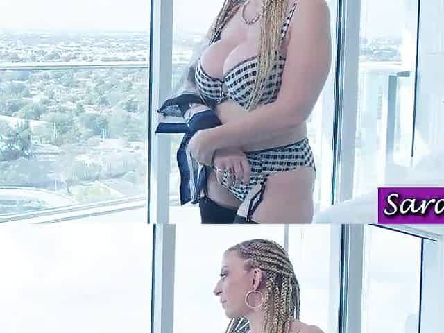 Braided mother I'd like to fuck Sara Jay Gets Off In A Solo That Will Empty Your Balls!