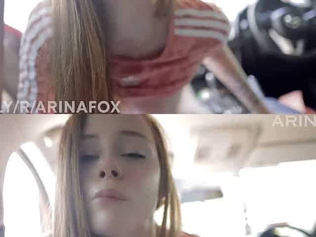Hot teenager tempts stranger for car romp with perfect body and bouncy butt, bellowing and spunking in public.