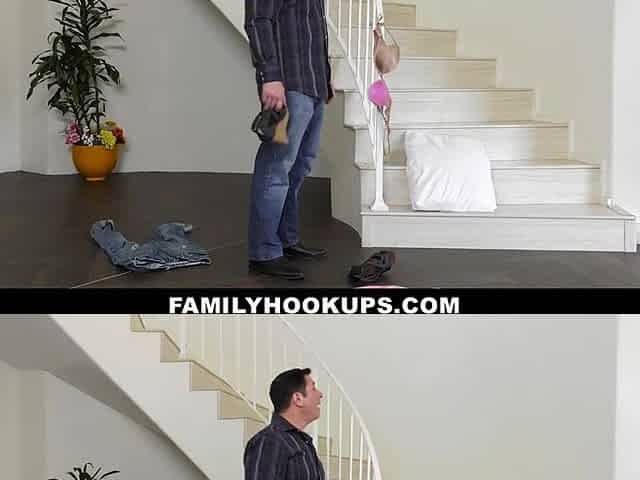 FamilyHookUps - Teen Cunt Plowed By Stepdad