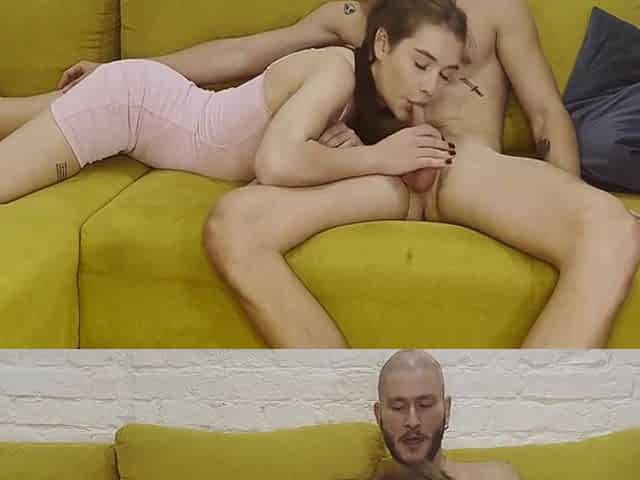 Petite Eastern European Teen 18+ Blowjob In The Pose With Matty Mila
