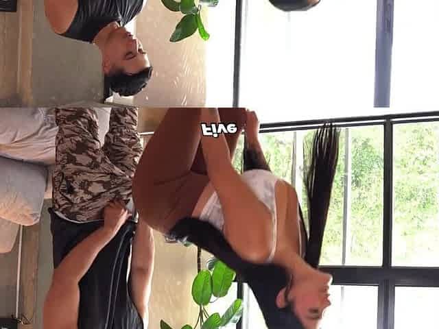 Marvelous Peruvian woman ends up having intensive sex with her Colombian personal coach