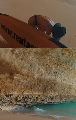 Ever Saw a Girl Fucking a Stand-up-paddle-board in the Ocean?