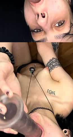 Wild Girl Brunette Solo Masturbation