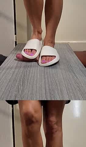 Barbie schlong and Ball trample with white slippers No.41