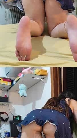 Seeing My Distracted Stepsister's Hot Ass