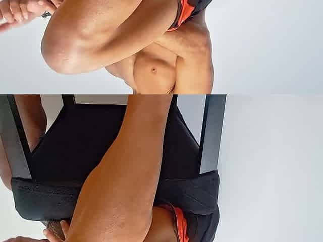 I love training my hard dick to screw for a lengthy time - chair humping technique