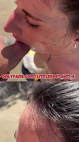 Oral-job On The BEACH? I Hope Nobody FIND Me