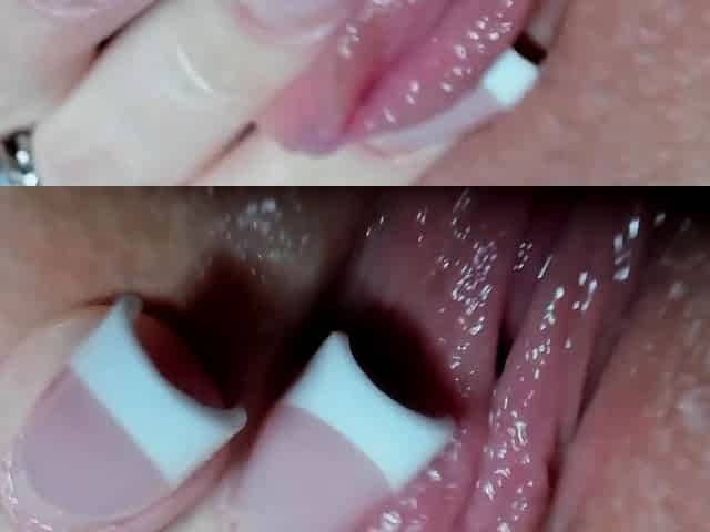 Masturbating amateur cums after solo fun