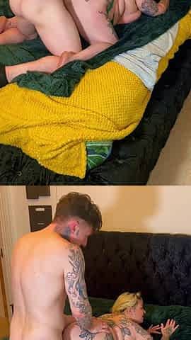 Bbw rides and gets fucked hard by Irish Bulls 11inch cock