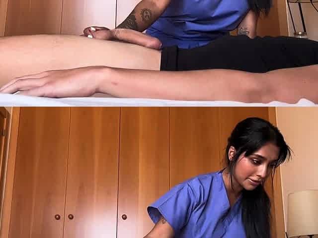 Big titty nurse lets her patient cum inside her in the