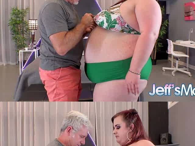 Busty Plumper Ashley Garland Masturbates Using a Variety of Toys