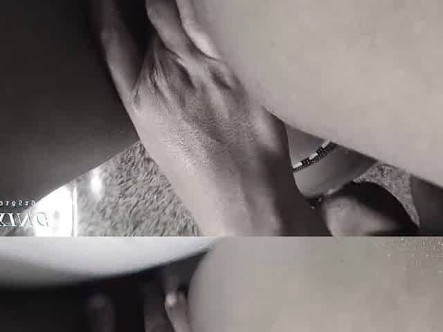 BTS: Slender Breasty Model Sucks Large Ramrod & Got Sucked