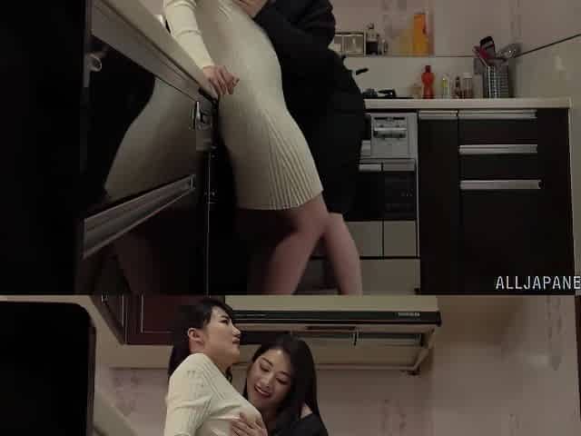 Miki sunohara got her pussy eaten in the kitchen