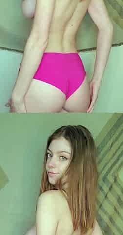 Big boob brunette masturbates on webcam