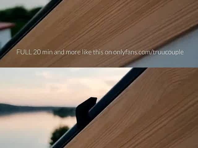 Vacation sex tape from the cabin on the lake Polish Truu Pair