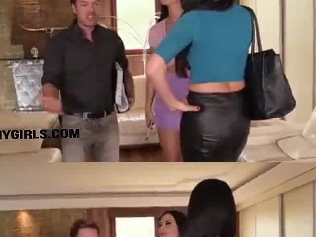 Realtor gets to fuck leggy sweethearts Jasmine Jae & Ania Kinski