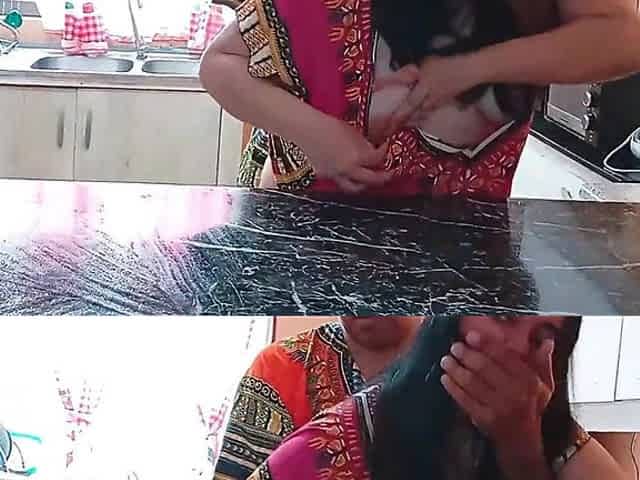 Kitchen - Indian Stepmother Having Sex with Her Stepson