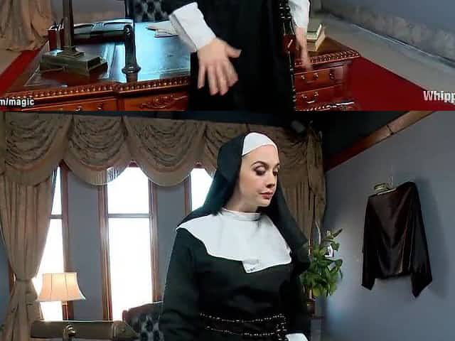 Lesbo nun banging fastened black