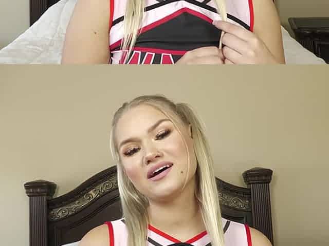 Perky Cheerleader Harley King Lets Her Pappy Pound Her