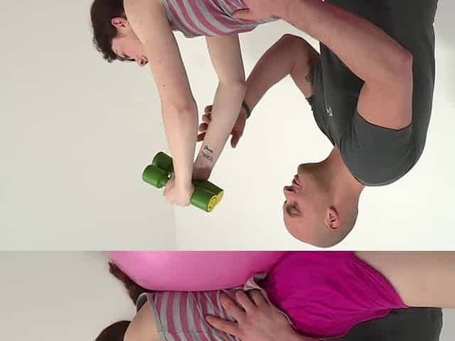 Personal Teen Trainer Intense Workout Fuck