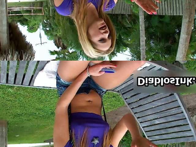 Blonde cutie with perky tits and pointy part6