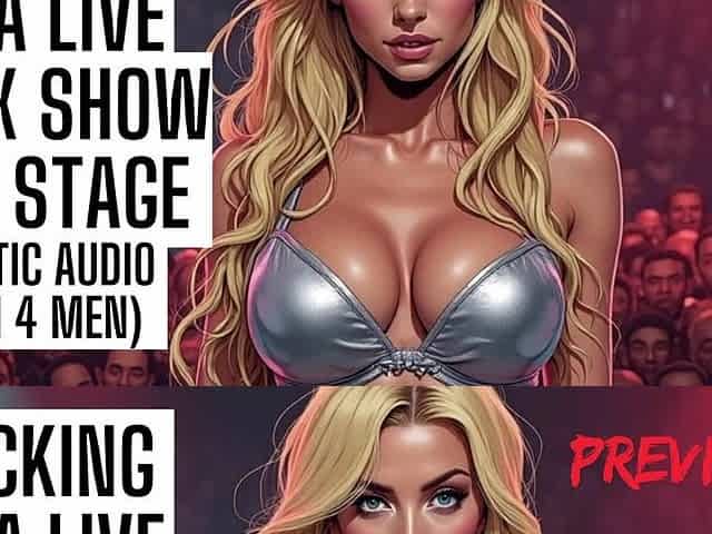 Banged on Stage in a Sex Show - Audio Porn