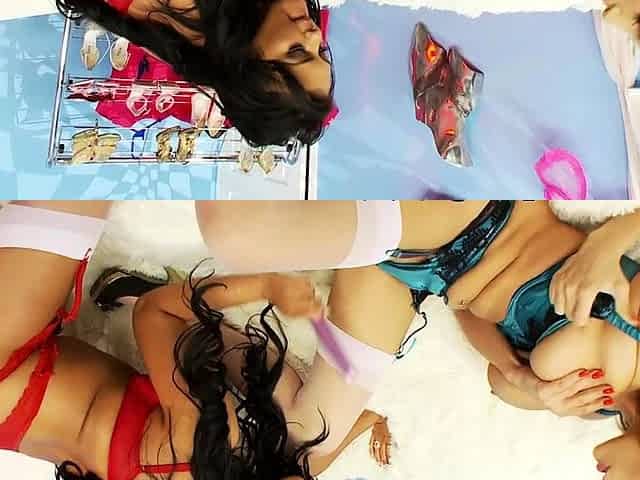 Ravenous Lesbian Lovers Exposed Naughty XXX Porn